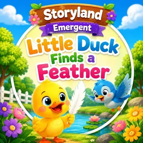 Little Duck Finds A Feather