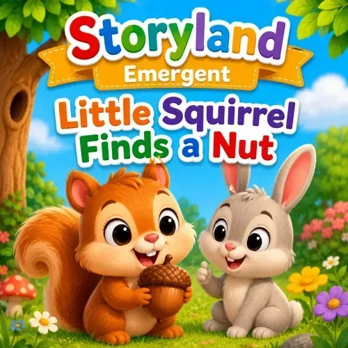 Little Squirrel Finds A Nut