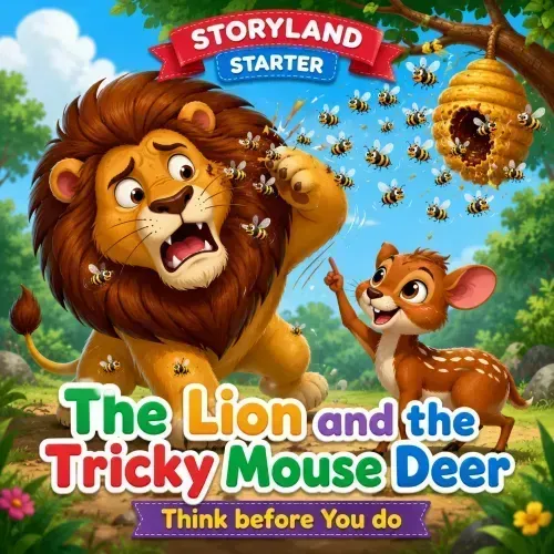 The Lion and The Tricky Mouse Deer